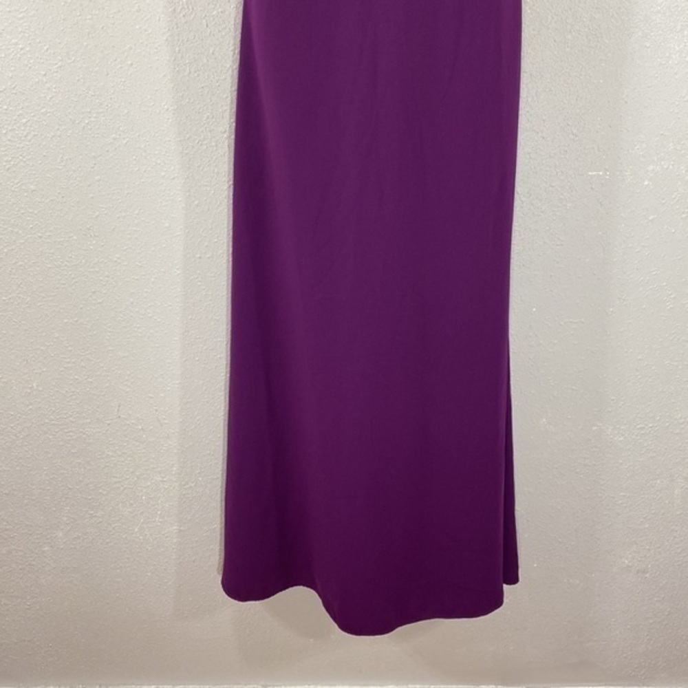 Jill Stuart Viola & Deep Violet & Deep Iris Color Block Gown 6 MM7 - Picture 6 of 12